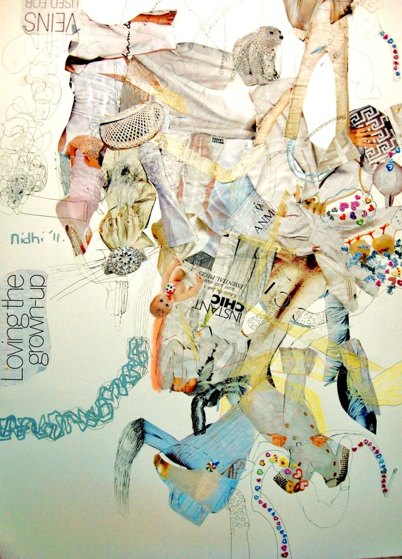 mix media on paper