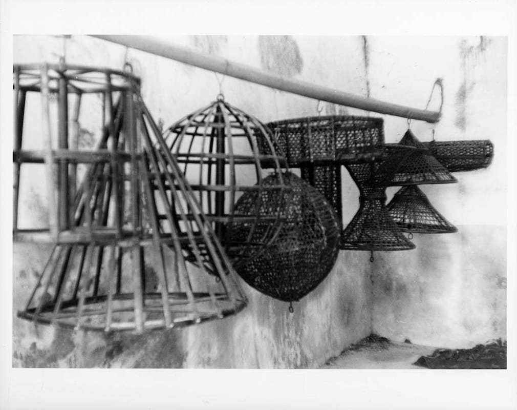 Photograph from Bollingen travels: Indonesia, c. 1953 (baskets)