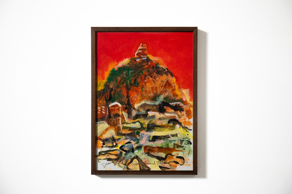 Ruined Stupa: Discovery of Ceylon