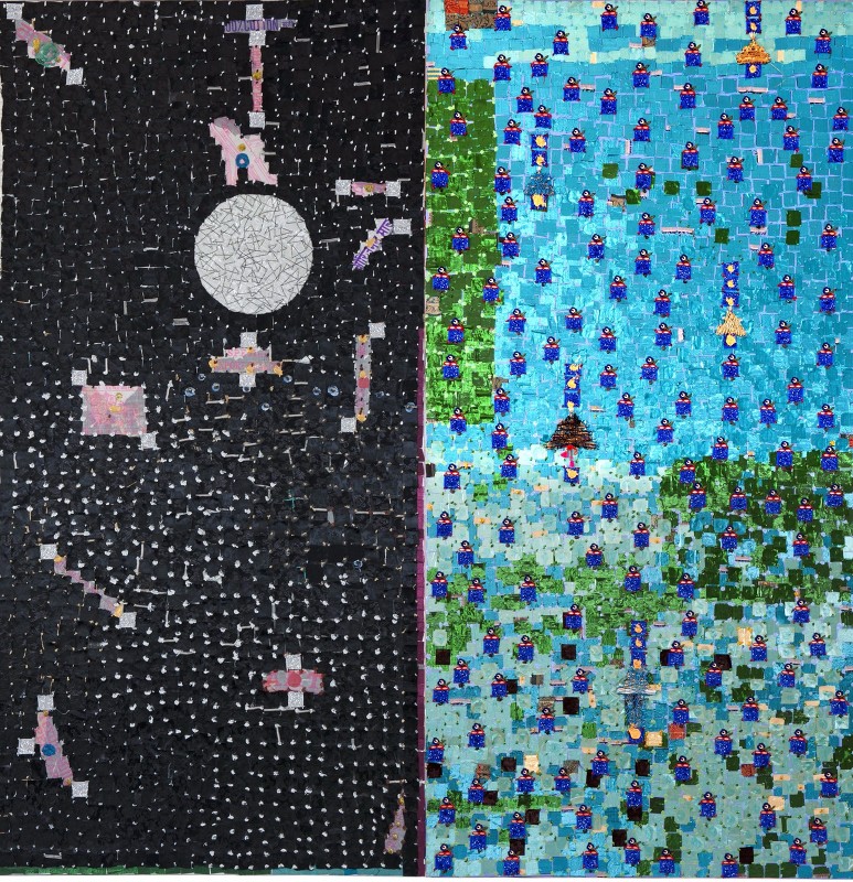 Krishna-Krishna, (diptych)
