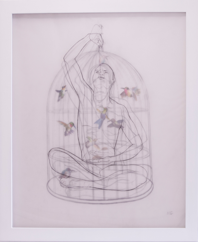 Secret Dialogue (bird cage)
