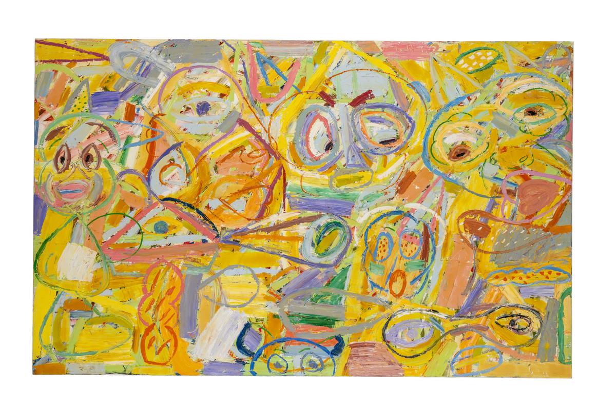 The parade of Disguises, 2021 60 x 96 in 152.4 x 243.8 cm