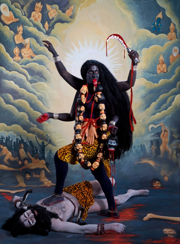Kali (After 1908 Calcutta Art Studio Print)