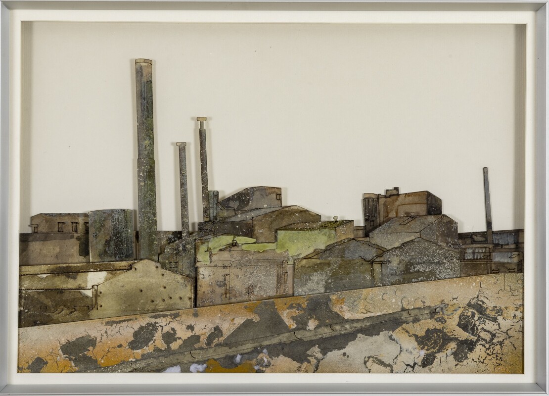 Paper relief Unstructured _ Industrial landscape