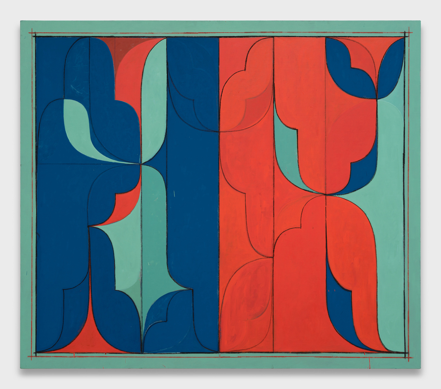 Bird in a Red and Blue Square