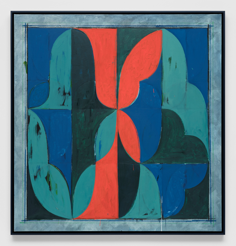 Arabesque Composition with Red Stability