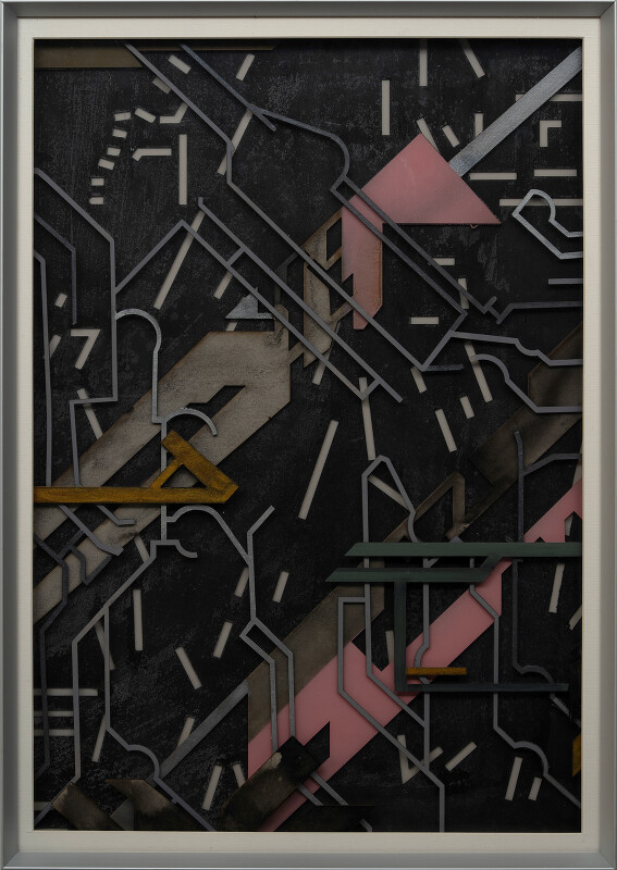 Paper relief Unstructured _ Industrial landscape