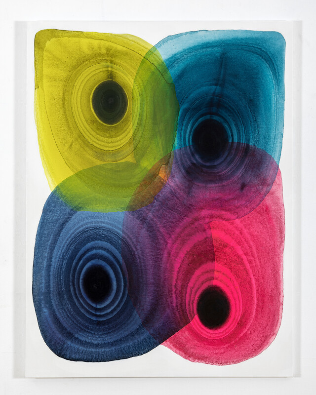 Blue Blue Pink and Orange