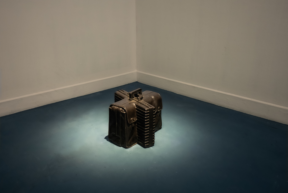 Sculpture of Cheget + Nuclear Football